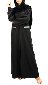 Elegant Embroidered Abaya