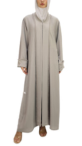 Classic Thread Work Abaya