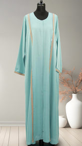 Classic Lace Work Abaya