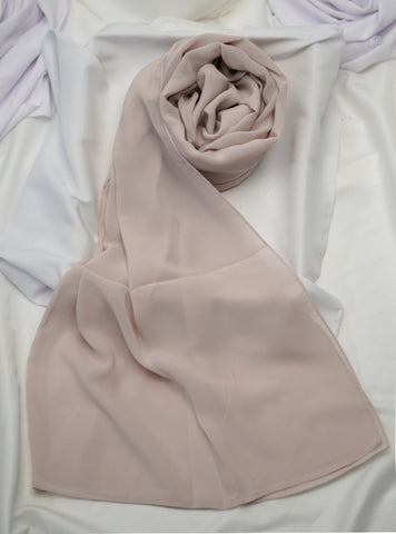 Plain Hijab in Chiffon