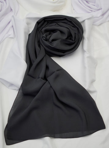 Plain Hijab in Chiffon