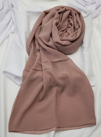 Plain Hijab in Chiffon