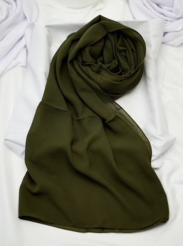 Plain Hijab in Chiffon