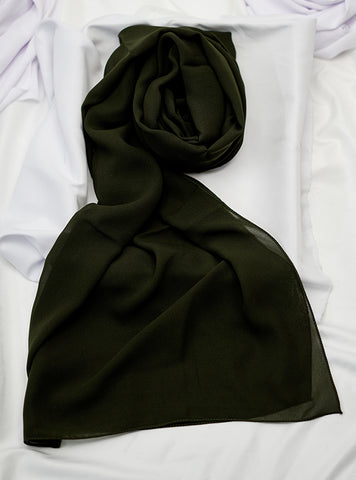 Plain Hijab in Chiffon