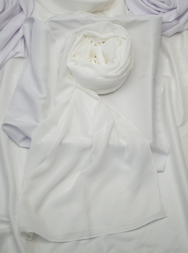 Plain Hijab In Chiffon