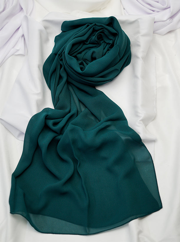 Plain Hijab in Chiffon