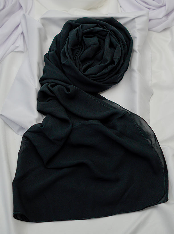 Plain Hijab in Chiffon