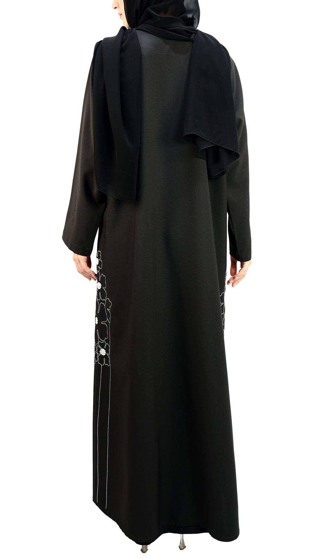 Elegant Embroidered Abaya