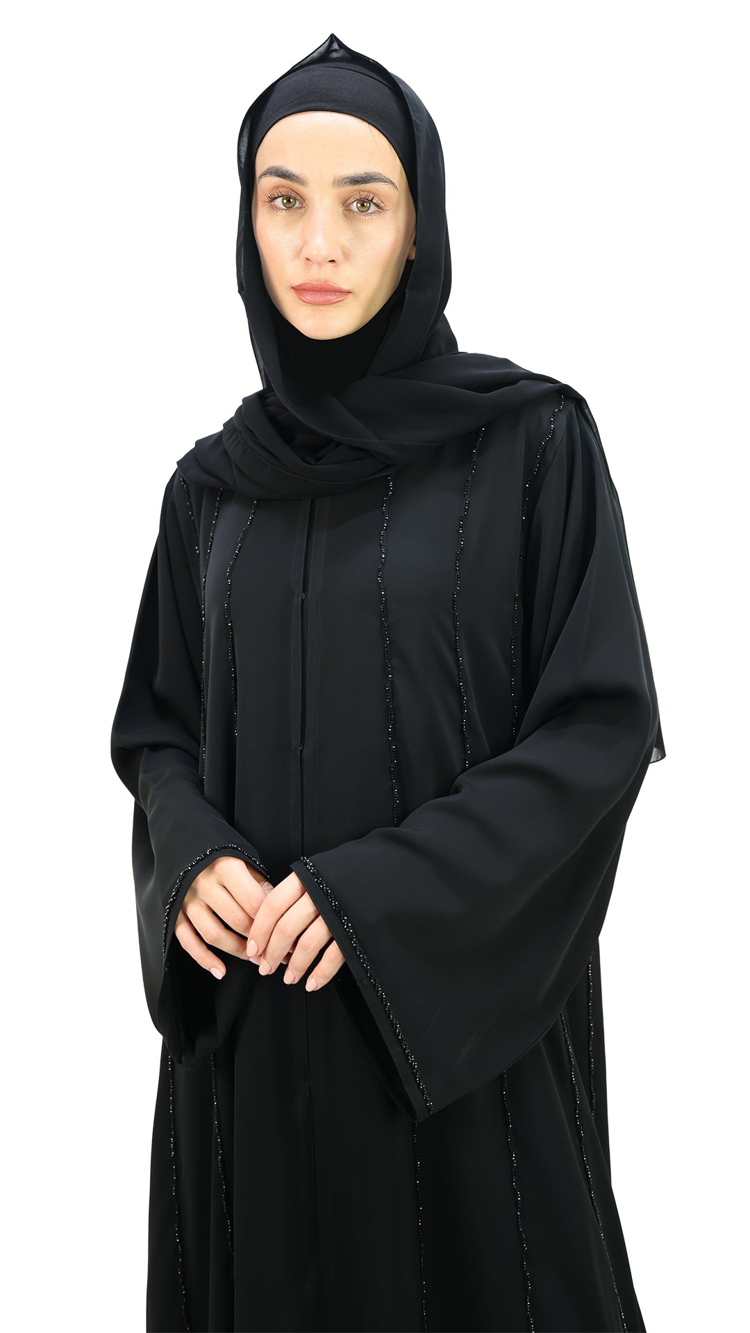 Elegant Handwork With Beads Abaya