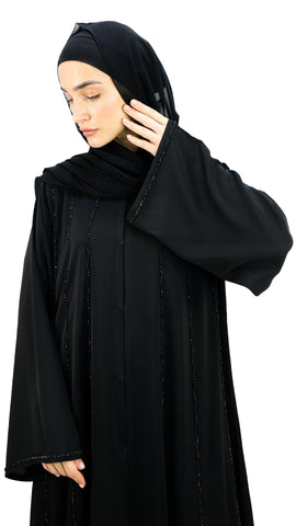 Elegant Handwork With Beads Abaya