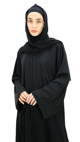 Elegant Handwork With Beads Abaya
