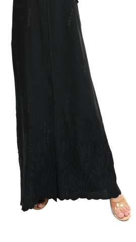 Elegant Handwork Embroidered with Beads Abaya