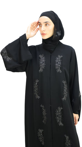 Elegant Embroidery and Handwork With Beads Abaya