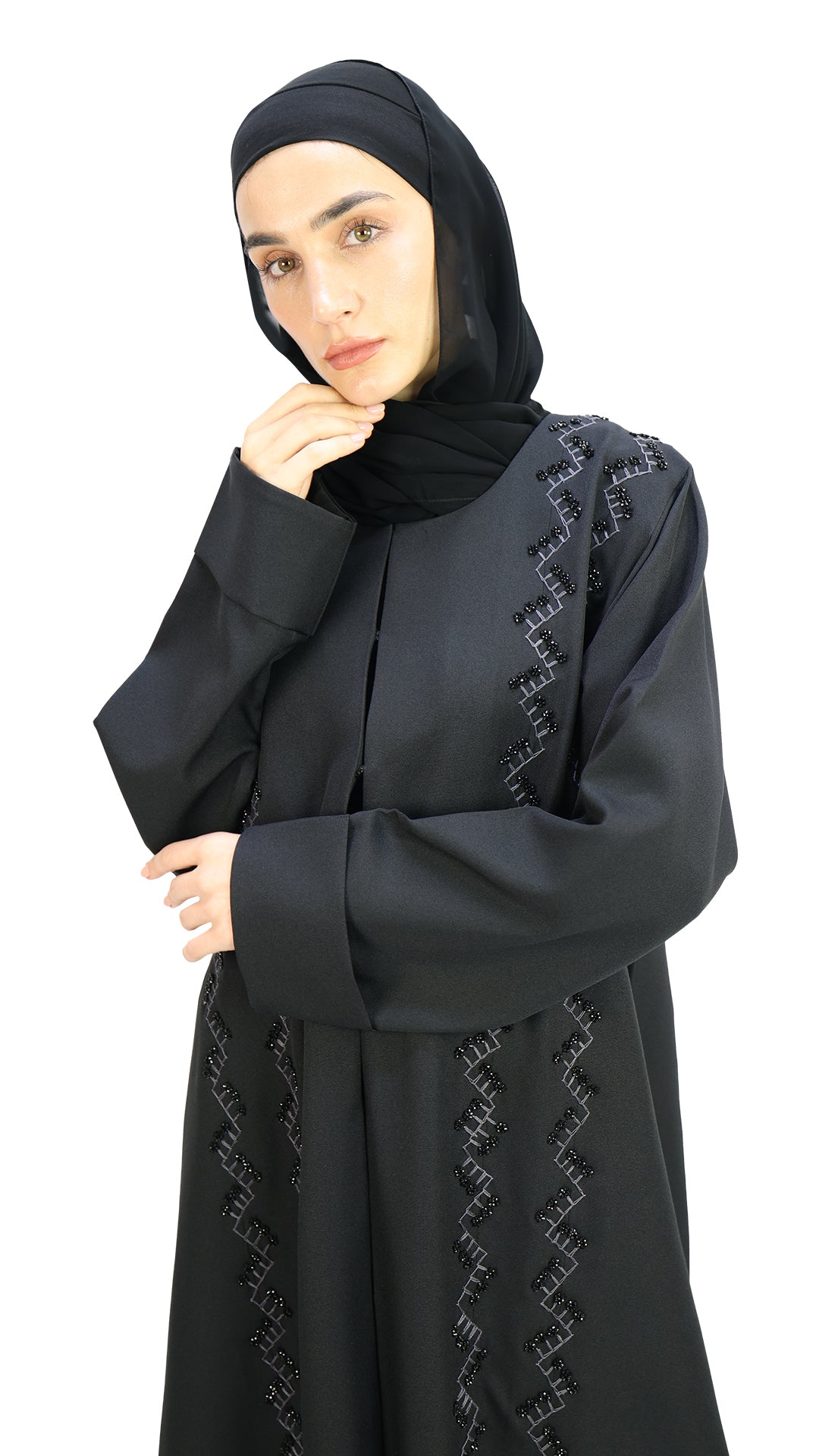 Elegant Embroidery and Handwork Abaya