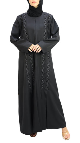 Elegant Embroidery and Handwork Abaya
