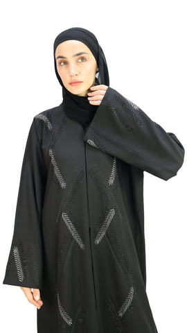 Elegant Embroidery and Handwork Abaya