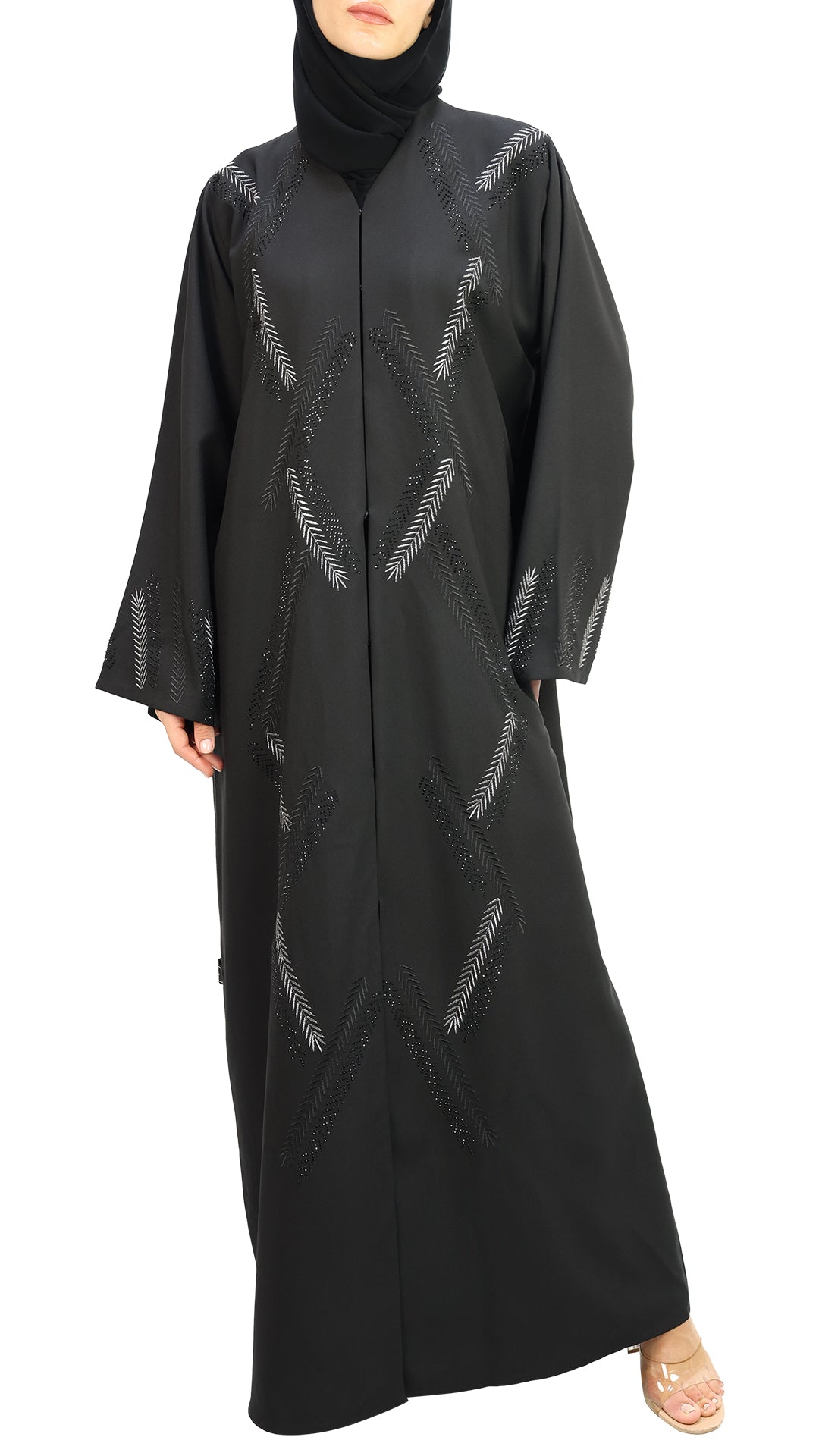 Elegant Embroidery and Handwork Abaya