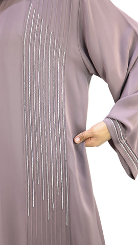 Classic Handwork Beads Abaya