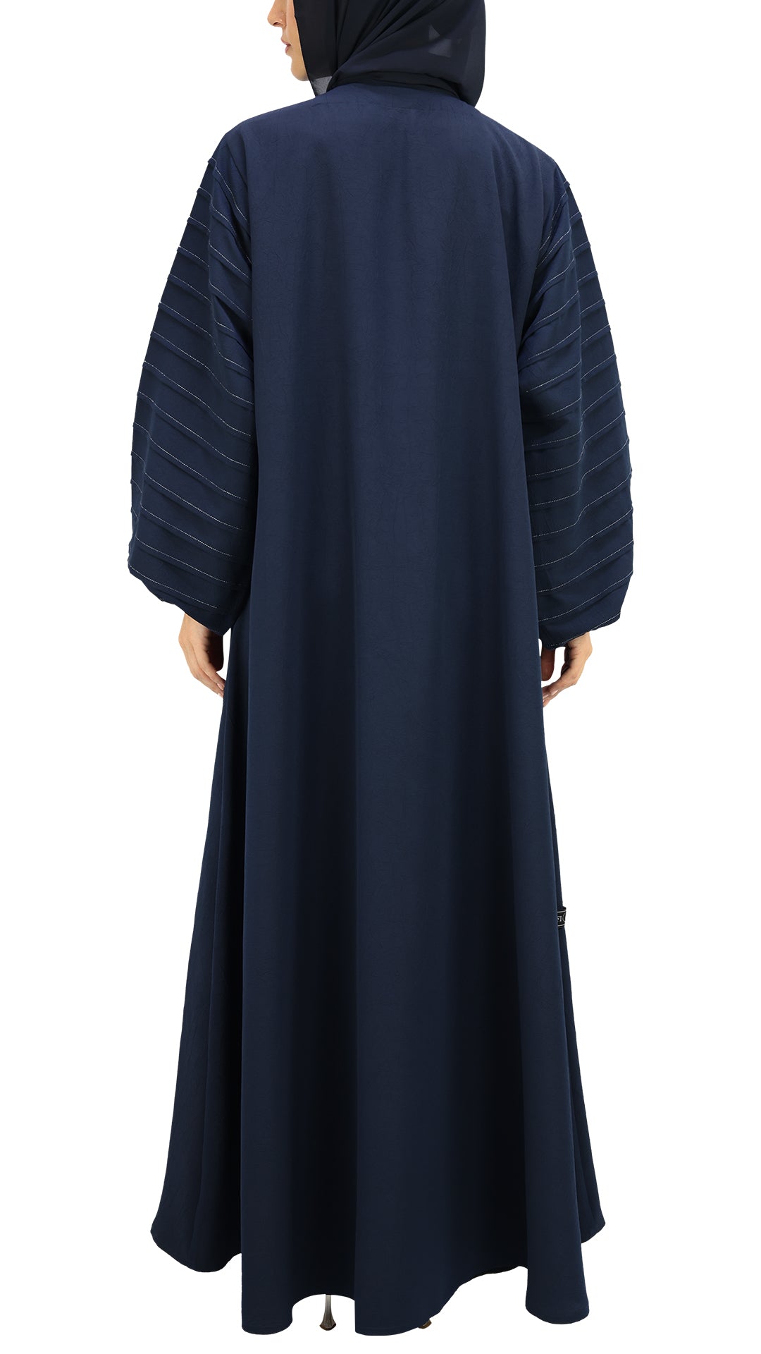 Classic Pleated Sleeve Abaya