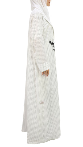 Elegant Coat Handwork Abaya