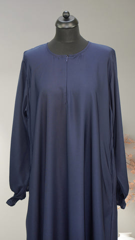 Classic Elastic Sleeve Abaya